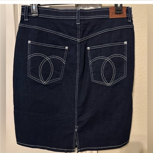 JORDACHE knee length denim skirt sz 31 - Picture 3 of 9